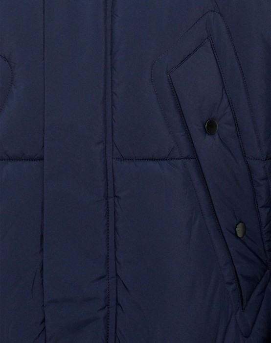 Fibre Down Parka Jakke - Dark Navy
